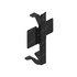 A22-75065-001 by FREIGHTLINER - Truck Fairing Step Bracket - Steel, Black, 4.57 mm THK