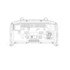 A22-75412-100 by FREIGHTLINER - Instrument Cluster - ICU C, US, Fixed Parameter Tractable