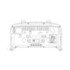 A22-75412-101 by FREIGHTLINER - Instrument Cluster - Assembly, ICUC, US, External Sound, Female Pipe Thread