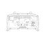 A22-75412-110 by FREIGHTLINER - Instrument Cluster - ICU, Fixed Parameter Tractable