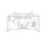 A22-75412-121 by FREIGHTLINER - Instrument Cluster - ICUC, Metric, External Sound, Female Pipe Thread