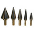 9200 by ATD TOOLS - 5 Pc. Step Drill Bit Set