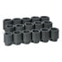 9016D by GREY PNEUMATIC - 16 Pc. 1" Drive Deep Fractional Set