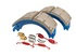 GR4711QJ by HALDEX - Drum Brake Shoe Kit - Rear, New, 2 Brake Shoes, with Hardware, FMSI 4711, for use with Meritor "Q" Plus