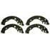 PAB913 by WAGNER - Wagner ThermoQuiet PAB913 Drum Brake Shoe Set