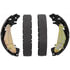 PAB872 by WAGNER - Wagner ThermoQuiet PAB872 Drum Brake Shoe Set