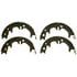 PAB859 by WAGNER - Wagner ThermoQuiet PAB859 Parking Brake Shoe Set
