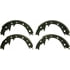 PAB248DR by WAGNER - Wagner ThermoQuiet PAB248DR Drum Brake Shoe Set