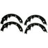 PAB10DR by WAGNER - Wagner ThermoQuiet PAB10DR Drum Brake Shoe Set