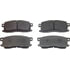 Wagner MX176 Disc Brake Pad Set Wagner ThermoQuiet MX176 Semi-Metallic Disc Brake Pad Set