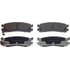 MX390 by WAGNER - Wagner ThermoQuiet MX390 Semi-Metallic Disc Brake Pad Set