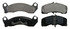 SX150 by WAGNER - Wagner SevereDuty SX150 Semi-Metallic Disc Brake Pad Set
