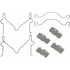 Wagner H15611 Disc Brake Hardware Kit Wagner H15611 Brake Disc Alignment Kit