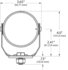 Grote 64E01-3 Vehicle-Mounted Work Light FORWARD LIGHTING, BL