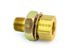 55629 by TRAMEC SLOAN - Bulkhead Fitting, Brass, 2-3/8, .55 x 1.460 Steel Nut