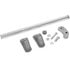 031-01241 by FLEET ENGINEERS - X-Flex Straight Mount with Pivot Bar Adapter, 2 Bracket Set, Stainless Steel, Top Flat Application