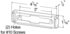 43790-3 by GROTE - Mounting Bracket For Large Rectangular Lights - Gray Kit (43780 + 66980), Multi Pack