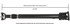 65-9870 by A-1 CARDONE - Drives Shaft - Remanufactured, Steel, 34.37" Length, 2.50" Tubing Outer Diameter