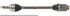 66-7259HD by A-1 CARDONE - New CV Axle Assembly - Front, 26.81" Length, with HD Thermoplastic Outboard Boot