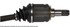 665235HD by A-1 CARDONE - New CV Axle Assembly - Front, 25.375" Length, with HD Thermoplastic Outboard Boot