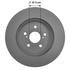 1063006GF by NEOTEK - Disc Brake Rotor - Hat Style, For Hydraulic Brakes, 12.56 in. Outside Diameter, Vented