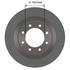 1061112GF by NEOTEK - Disc Brake Rotor - Hat Style, For Hydraulic Brakes, 14.17 in. Outside Diameter, Vented