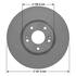 Neotek 1069002GF Disc Brake Rotor Disc Brake Rotor - Hat Style, For Hydraulic Brakes, 12.64 in. Outside Diameter, Vented
