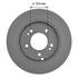 1069009GF by NEOTEK - Disc Brake Rotor - Hat Style, For Hydraulic Brakes, 10.83 in. Outside Diameter, Solid