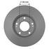 Neotek 1069008GF Disc Brake Rotor Disc Brake Rotor - Hat Style, For Hydraulic Brakes, 11.02 in. Outside Diameter, Vented