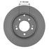 Neotek 1069017GF Disc Brake Rotor Disc Brake Rotor - Hat Style, For Hydraulic Brakes, 11.18 in. Outside Diameter, Solid