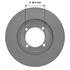 Neotek 106902GF Disc Brake Rotor Disc Brake Rotor - Hat Style, For Hydraulic Brakes, 10.12 in. Outside Diameter, Vented