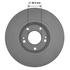 1069032GF by NEOTEK - Disc Brake Rotor - Hat Style, For Hydraulic Brakes, 11.81 in. Outside Diameter, Vented