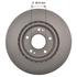 1069050GF by NEOTEK - Disc Brake Rotor - Hat Style, For Hydraulic Brakes, 12.01 in. Outside Diameter, Vented