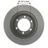1065017GF by NEOTEK - Disc Brake Rotor - Hat Style, For Hydraulic Brakes, 15.01 in. Outside Diameter, Vented