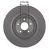 1065527GF by NEOTEK - Disc Brake Rotor - Hat Style, For Hydraulic Brakes, 13.58 in. Outside Diameter, Vented