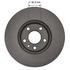 1071114GF by NEOTEK - Disc Brake Rotor - Hat Style, For Hydraulic Brakes, 11.82 in. Outside Diameter, Vented
