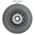 107152GF by NEOTEK - Disc Brake Rotor - Hat Style, For Hydraulic Brakes, 12.13 in. Outside Diameter