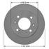 Neotek 106908GF Disc Brake Rotor Disc Brake Rotor - Hat Style, For Hydraulic Brakes, 10.16 in. Outside Diameter, Solid
