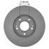 Neotek 106917GF Disc Brake Rotor Disc Brake Rotor - Hat Style, For Hydraulic Brakes, 11.57 in. Outside Diameter, Vented