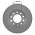 Neotek 106932GF Disc Brake Rotor Disc Brake Rotor - Hat Style, For Hydraulic Brakes, 10.16 in. Outside Diameter, Solid