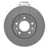 Neotek 106935GF Disc Brake Rotor Disc Brake Rotor - Hat Style, For Hydraulic Brakes, 10.87 in. Outside Diameter, Vented