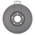 Neotek 106945GF Disc Brake Rotor Disc Brake Rotor - Hat Style, For Hydraulic Brakes, 11.93 in. Outside Diameter, Vented