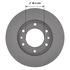 Neotek 106947GF Disc Brake Rotor Disc Brake Rotor - Hat Style, For Hydraulic Brakes, 11.73 in. Outside Diameter, Vented