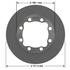 107045GF by NEOTEK - Disc Brake Rotor - Hat Style, For Hydraulic Brakes, 12.48 in. Outside Diameter, Vented