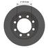 107048GF by NEOTEK - Disc Brake Rotor - Hat Style, For Hydraulic Brakes, 12.83 in. Outside Diameter, Vented