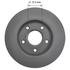 107086GF by NEOTEK - Disc Brake Rotor - Hat Style, For Hydraulic Brakes, 11.89 in. Outside Diameter, Vented