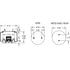 Firestone W013589562 Suspension Air Spring Kit Airide Air Spring Reversible Sleeve 1T15L-2