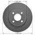 107289GF by NEOTEK - Disc Brake Rotor - Hat Style, For Hydraulic Brakes, 10.08 in. Outside Diameter, Vented