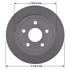 107314GF by NEOTEK - Disc Brake Rotor - Hat Style, For Hydraulic Brakes, 12.44 in. Outside Diameter, Solid