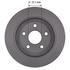 107314GF by NEOTEK - Disc Brake Rotor - Hat Style, For Hydraulic Brakes, 12.44 in. Outside Diameter, Solid